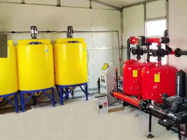 水肥一體機現場安裝布置