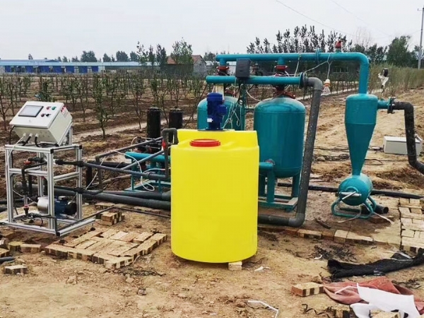 水肥一體機現場安裝布置